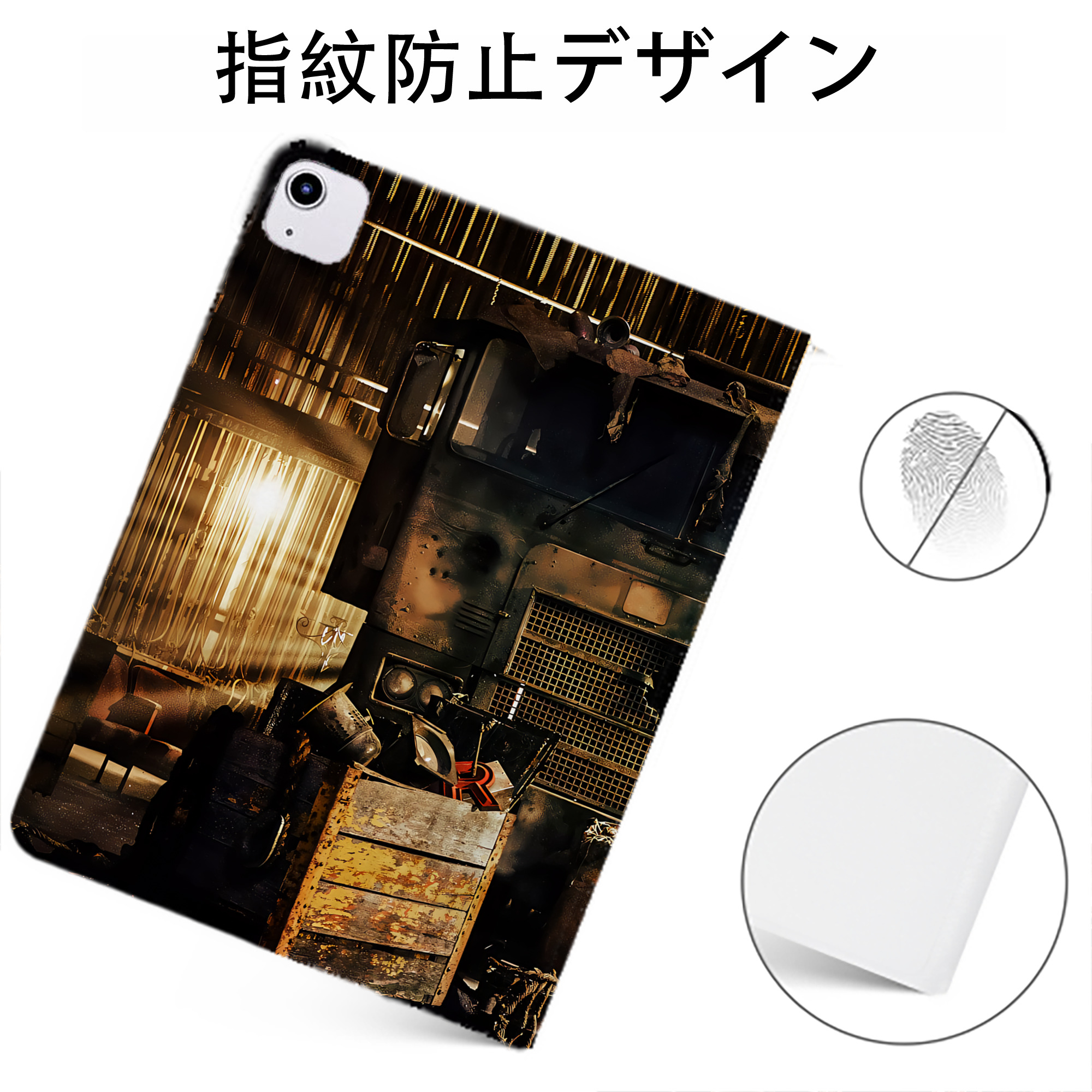 （画像用） Transformers トランスフォーマー IPadケース ペンホルダー付き ブックスタイルデザイン